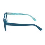JC150 Q4S Optical Frames // Blue + Green Glitter