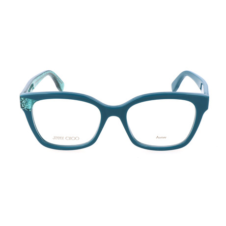 JC150 Q4S Optical Frames // Blue + Green Glitter
