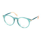 JC152 QAR Optical Frames // Green Glitter + Green