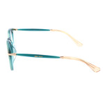 JC152 QAR Optical Frames // Green Glitter + Green