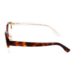 Women's JC151 Q3Y Optical Frames // Havana Gold Glitter