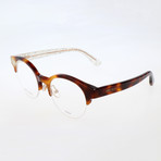 Women's JC151 Q3Y Optical Frames // Havana Gold Glitter