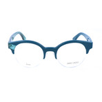 JC151 Q4S Optical Frames // Blue + Green Glitter