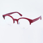 JC151 QA1 Optical Frames // Pink + Red Glitter