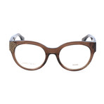 JC136 3M0 Optical Frames // Brown Transparent