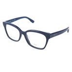 JC158-F Q9X Optical Frames // Blue + Blue Glitter