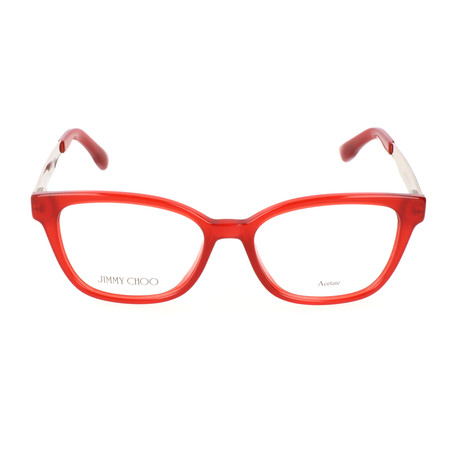 JC160 UY5 Optical Frames // Burgundy + Gold