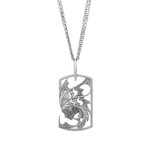 Magerit Sirena Aire 18k White Gold Diamond Necklace