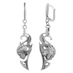 Magerit Sirena Aire 18k White Gold Diamond Earrings