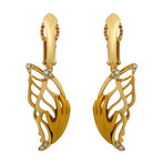 Magerit Mariposa 18k Yellow Gold Diamond Earrings