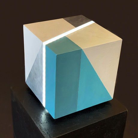 Cube LED Light // Aqua