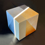 Cube LED Light (Orange + Gray)