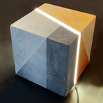 Cube LED Light (Orange + Gray)