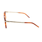 Unisex 144 CJQ Optical Frames // Light Havana Gold