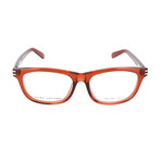 Men's 583-F XG0 Optical Frames // Transparent Orange