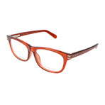 Men's 583-F XG0 Optical Frames // Transparent Orange