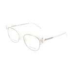 Women's 6 U5C Optical Frames // White Gold