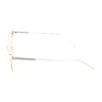 Women's 6 U5C Optical Frames // White Gold