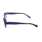 Women's 93-F 7VW Optical Frames // Transparent Blue