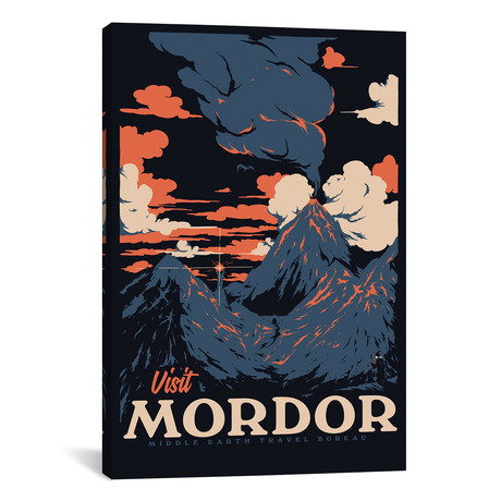 Visit Mordor II // Mathiole (18"W x 26"H x 0.75"D)