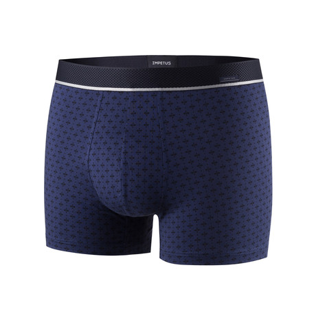 Boxer // Navy Print + Black (XS)
