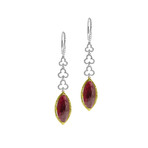 Jacob & Co. Ruby + Diamond Drop Earrings