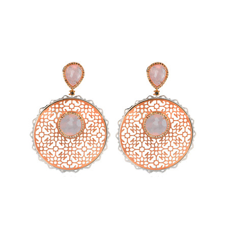 Jacob & Co. Quartz Circular Lace Earrings