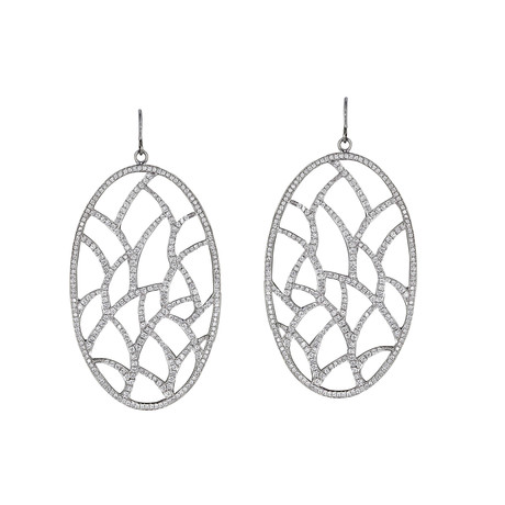 Jacob & Co. Oval Drop Earrings