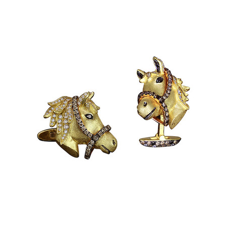 Jacob & Co. Horse Head Cufflinks