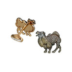 Jacob & Co. Camel Cufflinks // Rose Gold