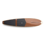 The Muskoka Paddleboard + Carbon Paddle // Walnut + Cream Trim