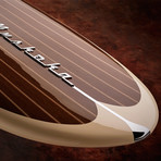 The Muskoka Paddleboard + Carbon Paddle // Walnut + Cream Trim