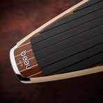 The Muskoka Paddleboard + Carbon Paddle // Walnut + Cream Trim