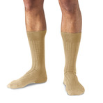 Merino Wool Mid-Calf Dress Socks // Olive + Charcoal + Khaki // Pack of 3