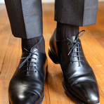 Can't Miss Pima Cotton Over the Calf Dress Socks // Black + Gray + Navy // Pack of 3