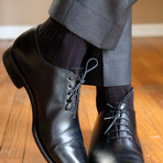 Can't Miss Pima Cotton Over the Calf Dress Socks // Black + Gray + Navy // Pack of 3