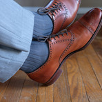 Can't Miss Pima Cotton Over the Calf Dress Socks // Black + Gray + Navy // Pack of 3