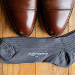 Can't Miss Pima Cotton Over the Calf Dress Socks // Black + Gray + Navy // Pack of 3