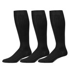 Pima Cotton Over the Calf Dress Socks // 33000 // 3-Pack