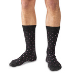 Merino Wool Mid-Calf Dress Socks I // Black + Charcoal + Navy // Pack of 3