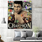 Ali: The Greatest // Resin On Wood Edition