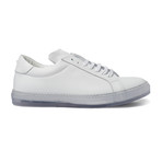 Low Top Sneaker // White + Translucent Sole (Euro: 43)