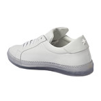 Low Top Sneaker // White + Translucent Sole (Euro: 43)