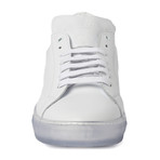 Low Top Sneaker // White + Translucent Sole (Euro: 43)