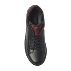 Low-Top Sneaker // Black + Red Camo Tongue (Euro: 40)