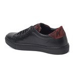 Low-Top Sneaker // Black + Red Camo Tongue (Euro: 40)