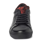 Low-Top Sneaker // Black + Red Camo Tongue (Euro: 40)