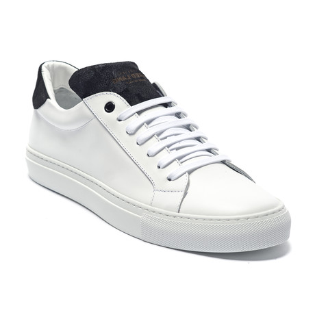 Low Top Sneaker // White + Black Camo (Euro: 40)