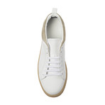 Low-Top Sneaker // Matte White + Beige + Gum Sole (Euro: 45)