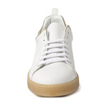 Low-Top Sneaker // Matte White + Beige + Gum Sole (Euro: 45)